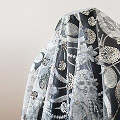 White lace fabric for sale  Delivered anywhere in UK