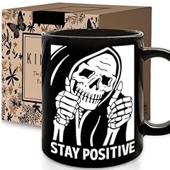 Stay positive skull for sale  Delivered anywhere in USA 