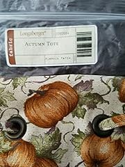 Longaberger autumn tote for sale  Delivered anywhere in USA 