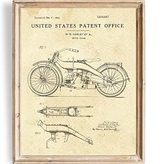 Harley davidson patent for sale  Delivered anywhere in USA 