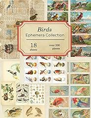 Birds ephemera collection for sale  Delivered anywhere in USA 