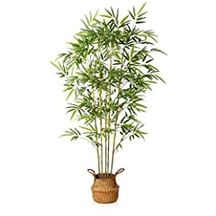 Kazeila Artificial Bamboo Tree Artificial Plants Tall for sale  Delivered anywhere in UK