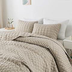Beige quilt queen for sale  Delivered anywhere in USA 