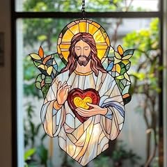 Jesus sun catchers for sale  Delivered anywhere in UK