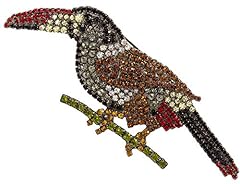 Toucan pin swarovski for sale  Delivered anywhere in USA 
