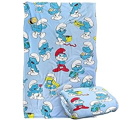 Smurfs blanket x58 for sale  Delivered anywhere in USA 
