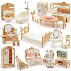 36pcs dollhouse furniture for sale  Delivered anywhere in UK