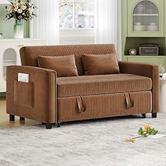 Brown corduroy bed for sale  Delivered anywhere in USA 
