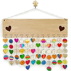 Wooden birthday calendar for sale  Delivered anywhere in USA 
