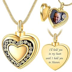 Farfume Custom Lockets for Ashes, Personalized Heart, used for sale  Delivered anywhere in UK