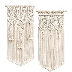 Mkouo 2pcs macrame for sale  Delivered anywhere in UK