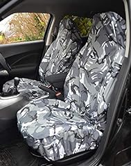 Heavy Duty Waterproof Front Pair Car Van Seat Covers, used for sale  Delivered anywhere in UK