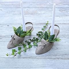 Deko schuh kerzenständer gebraucht kaufen  Wird an jeden Ort in Deutschland