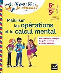 Maîtriser opérations calcul d'occasion  Livré partout en France