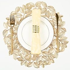Crisjanggo metallic placemats for sale  Delivered anywhere in USA 