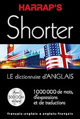 Harrap shorter dictionnaire d'occasion  Livré partout en France
