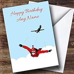 Skydiving personalised birthda for sale  Delivered anywhere in Ireland