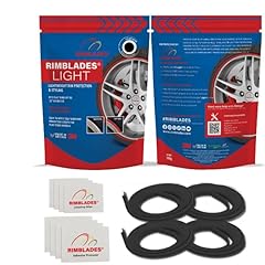Rimblades Light Black Alloy Wheel Protectors - Fits Up to 22” x 4 Wheels | 8 Colour Options | Easy DIY Fit | Protects Against Kerb Rash | Car Exterior Accessory for sale  Delivered anywhere in UK