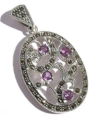 Anhänger lila amethyst gebraucht kaufen  Wird an jeden Ort in Deutschland