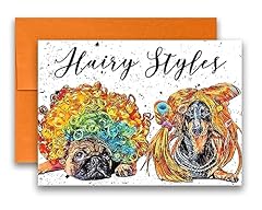 Dog card hairy for sale  Delivered anywhere in USA 