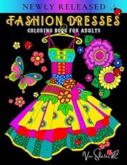 Fashion dresses coloring for sale  Delivered anywhere in USA 