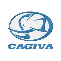 Cagiva logo toppa usato  Spedito ovunque in Italia 