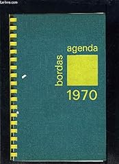 Agenda bordas 1970 d'occasion  Livré partout en France