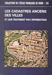 Cadastres anciens villes d'occasion  Livré partout en France