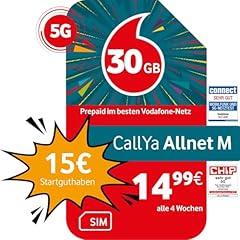 Vodafone prepaid callya gebraucht kaufen  Wird an jeden Ort in Deutschland