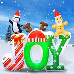 Christmas inflatable joy for sale  Delivered anywhere in USA 