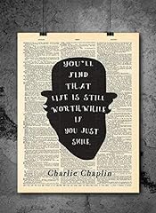 Charlie chaplin quote for sale  Delivered anywhere in USA 