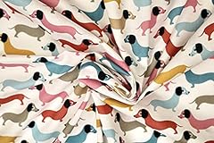 sausage dog fabric for sale  Delivered anywhere in UK