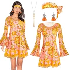 70s hippie dress for sale  Delivered anywhere in UK