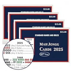 Mahjong cards 2025 for sale  Delivered anywhere in USA 
