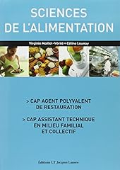 Sciences alimentation cap d'occasion  Livré partout en France