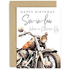 Motorcycle birthday card for sale  Delivered anywhere in UK