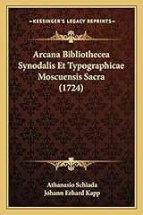Arcana bibliothecea synodalis for sale  Delivered anywhere in USA 
