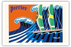 Perrier sailboat hokusai for sale  Delivered anywhere in USA 