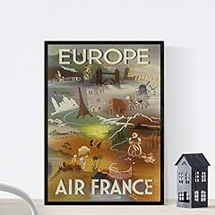Nacnic Poster Vintage. Affiche Vintage Europe. Air d'occasion  Livré partout en France