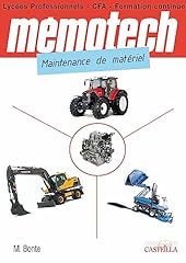 Mémotech maintenance matérie d'occasion  Livré partout en France