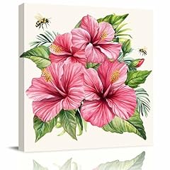 Hawaiian hibiscus canvas for sale  Delivered anywhere in USA 