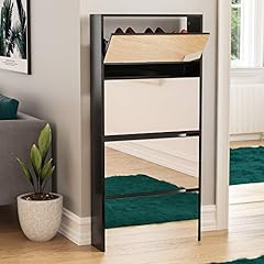 mirrored shoes storage unit for sale  Delivered anywhere in UK