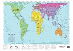 Peters map laminated d'occasion  Livré partout en France