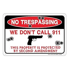 Trespassing sign call for sale  Delivered anywhere in USA 
