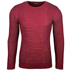 pull maille bordeaux d'occasion  Livré partout en France