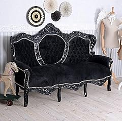Baroque sofa black for sale  Delivered anywhere in UK
