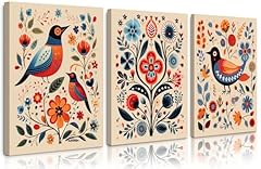 Scandinavian folk wall for sale  Delivered anywhere in USA 