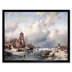 Leickert winter scene for sale  Delivered anywhere in Canada