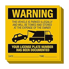 Illegally parked warning for sale  Delivered anywhere in USA 