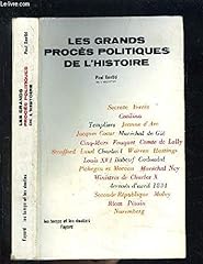 Grands proces politiques d'occasion  Livré partout en France